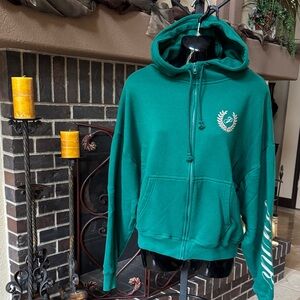 Victoria Secret hoodie with full zip. L 
Runs on the larger side.